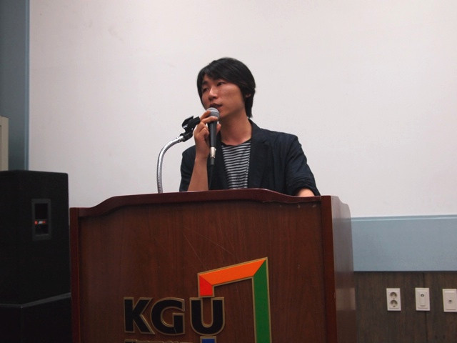 キョンギ大学での報告風景4